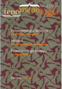 Fenomenologia 4/2006