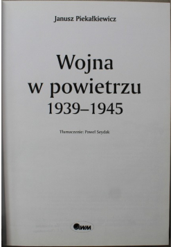 Wojna w powietrzu 1939  1945