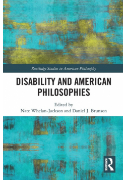 Disability and American Philosophies