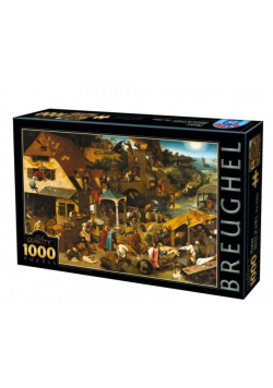 Puzzle 1000 Brueghel, Przysłowia