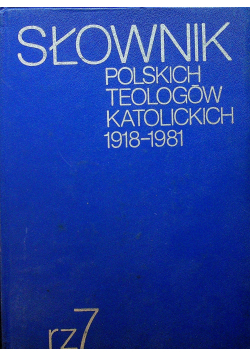 Słownik polskich teologów katolickich 1918 1981