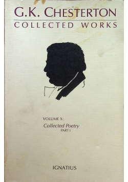 Collected Works Volume X Collected Poetry Part I