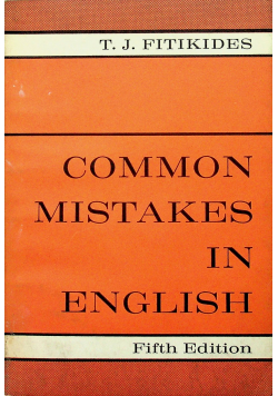 Common Mistakes in Englisg