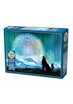 Puzzle 500 Samotny wilk G3