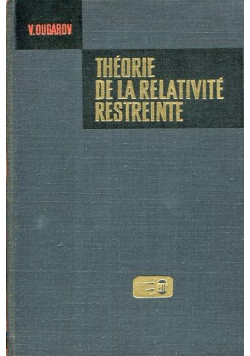 Theorie de la relativite restreinte
