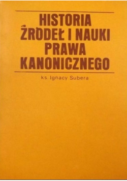 Historia źródeł i nauki prawa kanonicznego