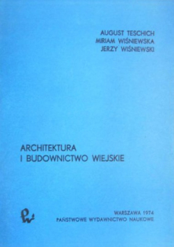 Architektura i budownictwo wiejskie