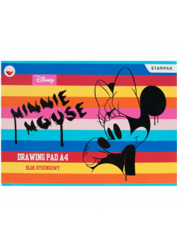 Blok rysunkowy A4/20K biały Minnie (20szt)