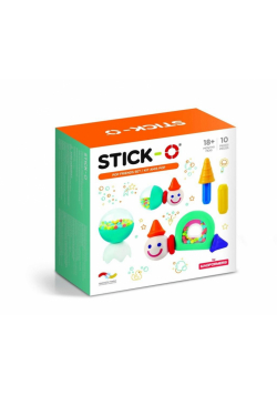 Magformers Stick-O Przyjaciele z grzechotkami 10el