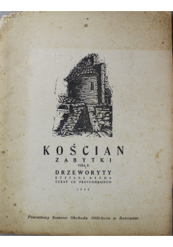 Kościan zabytki teka II drzeworyty