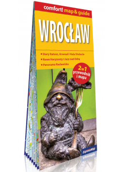 Wrocław laminowany map&guide (2w1 przewodnik i mapa)