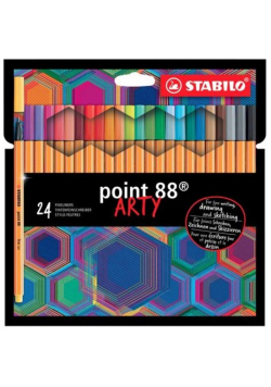 Cienkopis Point 88 Arty 24 kolory STABILO