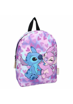 Plecak przedszkolny Stitch z serduszkami