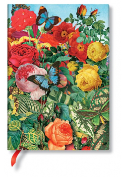 Notes Flexis Butterfly Garden Midi Lined