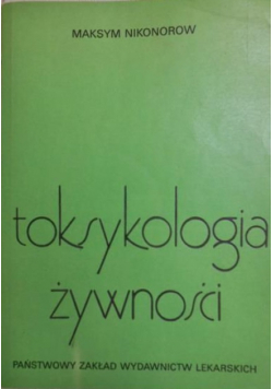 Toksykologia Żywności