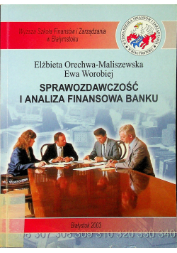 Sprawozdawczość i analiza finansowa banku