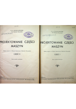 Projektowanie części maszyn 2 tomy