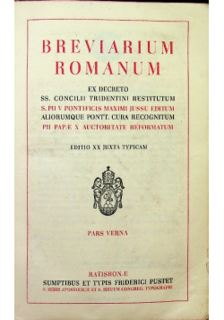 Breviarium Romanum ex decreto 1943 r.