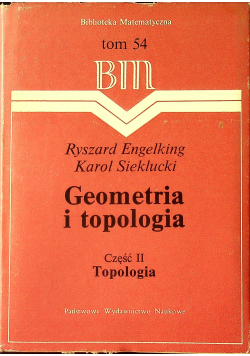 Geometria i topologia część II
