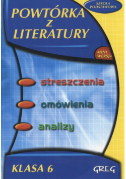 Powtórka z literatury 6