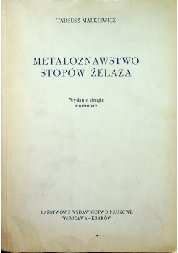 Metaloznawstwo Stopów Żelaza