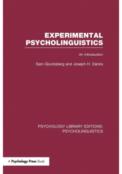 Experimental Psycholinguistics (PLE