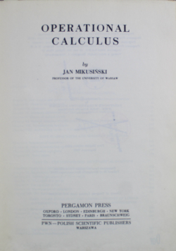 Operational Calculus