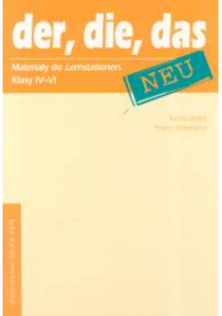 Der die das neu 4-6 Materiały do Lernstationen