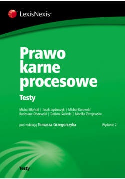 Prawo karne procesowe. Testy