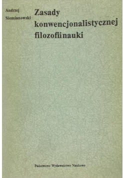 Zasady konwencjonalistycznej filozofii nauki