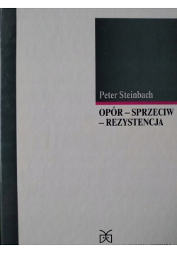 Opór - sprzeciw - rezystencja