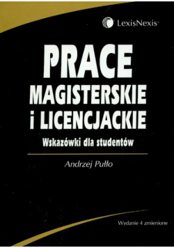 Prace magisterskie i licencjackie Wskazówki dla studentów