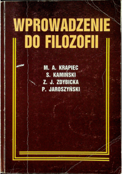 Wprowadzenie do filozofii