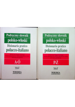 Podręczny  słownik polsko włoski 2 tomy