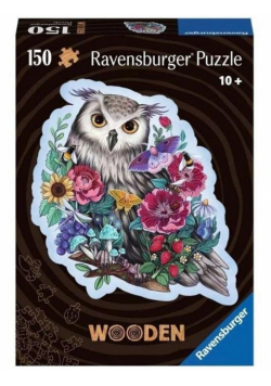 Puzzle drewniane 150 Sowa