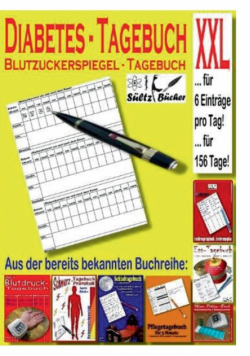 Diabetes Tagebuch - Blutzuckerspiegel Tagebuch XXL
