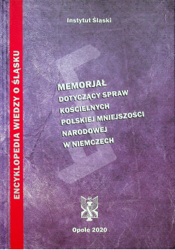 Memorjał dotyczacy spraw kościelnych polskiej mniejszości narodowej w Niemczech