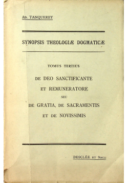 Synopsis theologiae dogmaticae