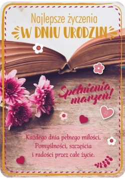 Karnet Urodziny GM-665
