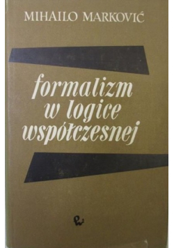 Formalizm w logice współczesnej