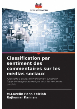 Classification par sentiment des commentaires sur les médias sociaux