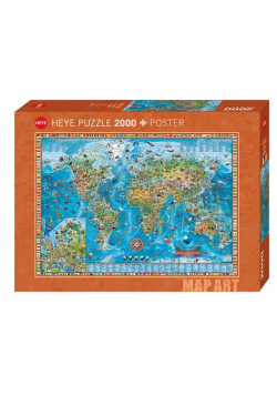 Puzzle 2000 Wspaniały świat (Puzzle+plakat), Rajko