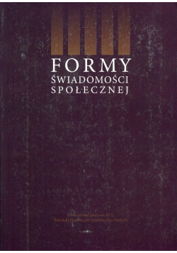 Formy świadomości społecznej