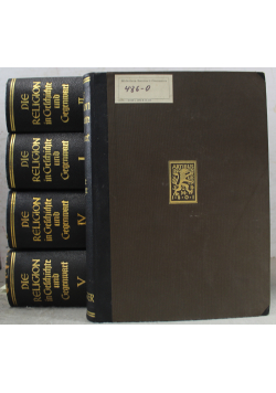 Die Religion in Geschichte und Gegenwart  4 tomy plus Registerband 1931 r