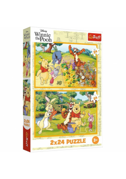 34436 "2x24 - Dzień w ogrodzie" / Disney Winnie the Pooh FSC Mix 70%