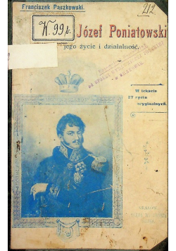 Książę Józef Poniatowski, 1898 r.