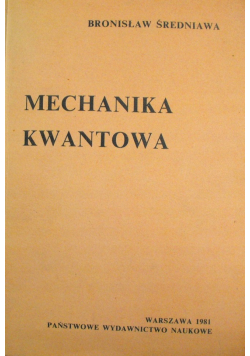 Mechanika kwantowa