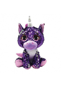 Maskotka cekinowa jednorożec 20 cm STnux
