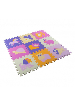 Mata puzzle piankowe na podłogę Zwierzątka