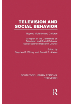 Television and Social Behavior